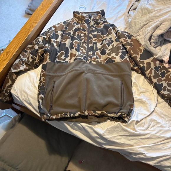 Drake Brown and Cream Camouflage Jacket - Picture 3 of 3